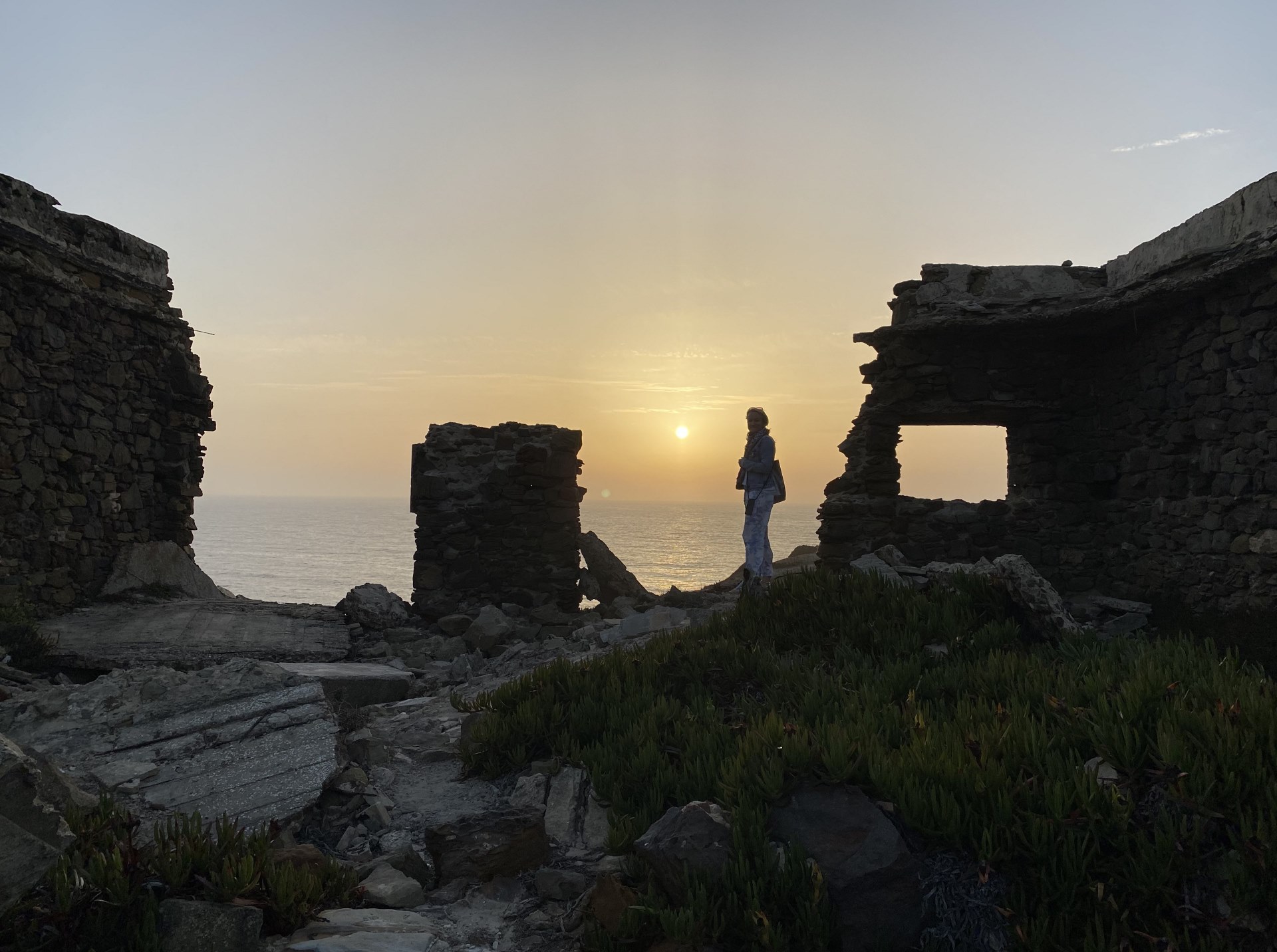 Sonnenuntergang an der portugiesischen Küste