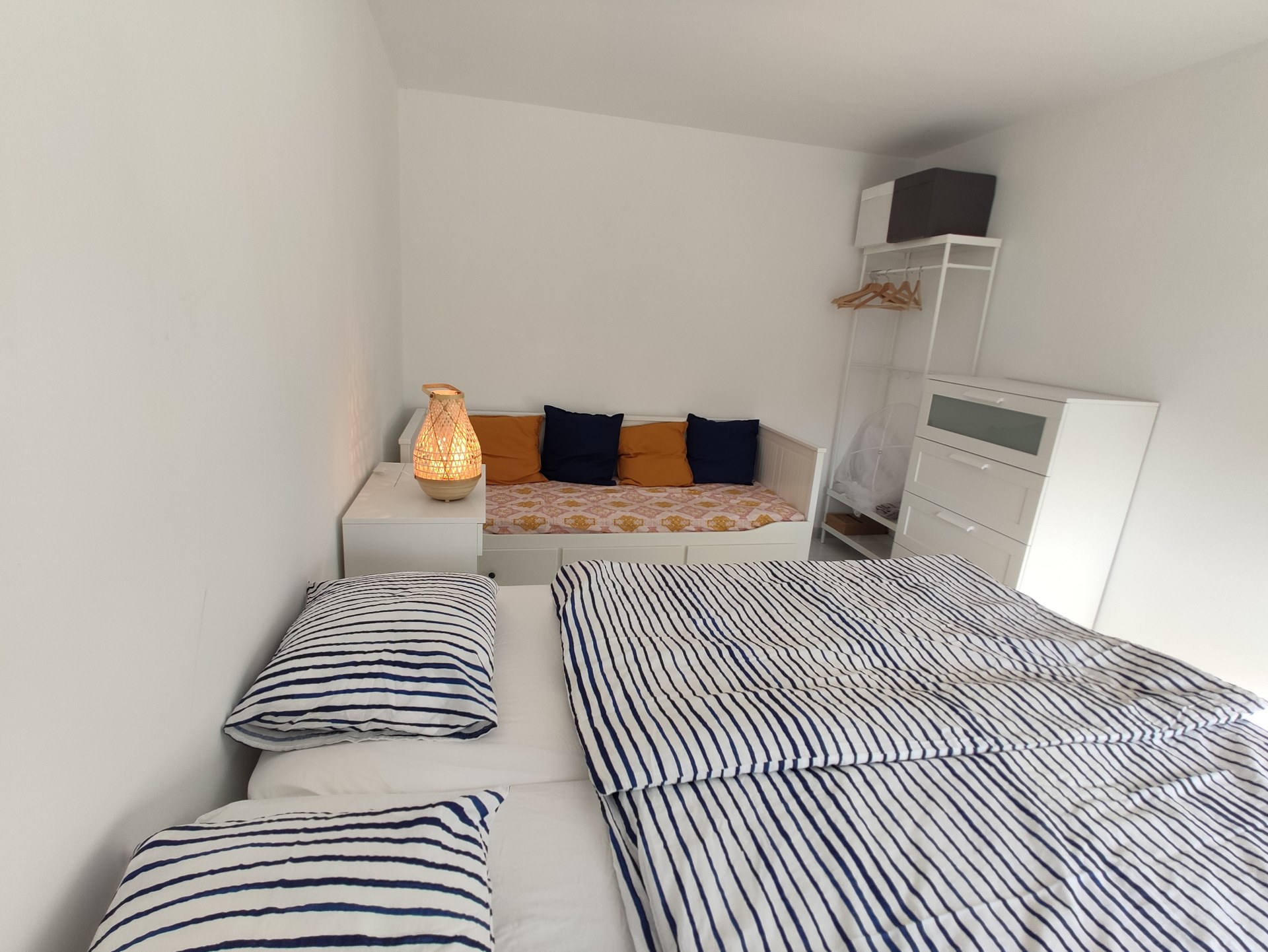 Schlafzimmer des separaten Apartments