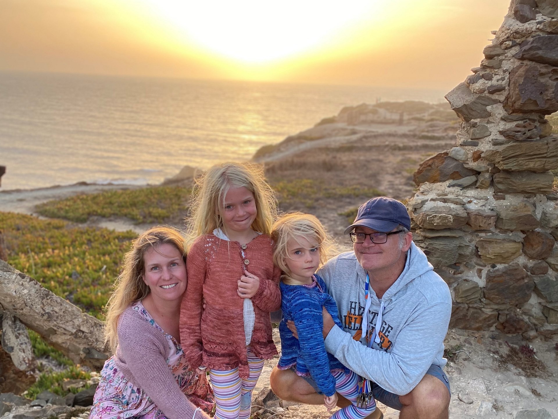Die Gastgeberfamilie an der portugiesischen Küste