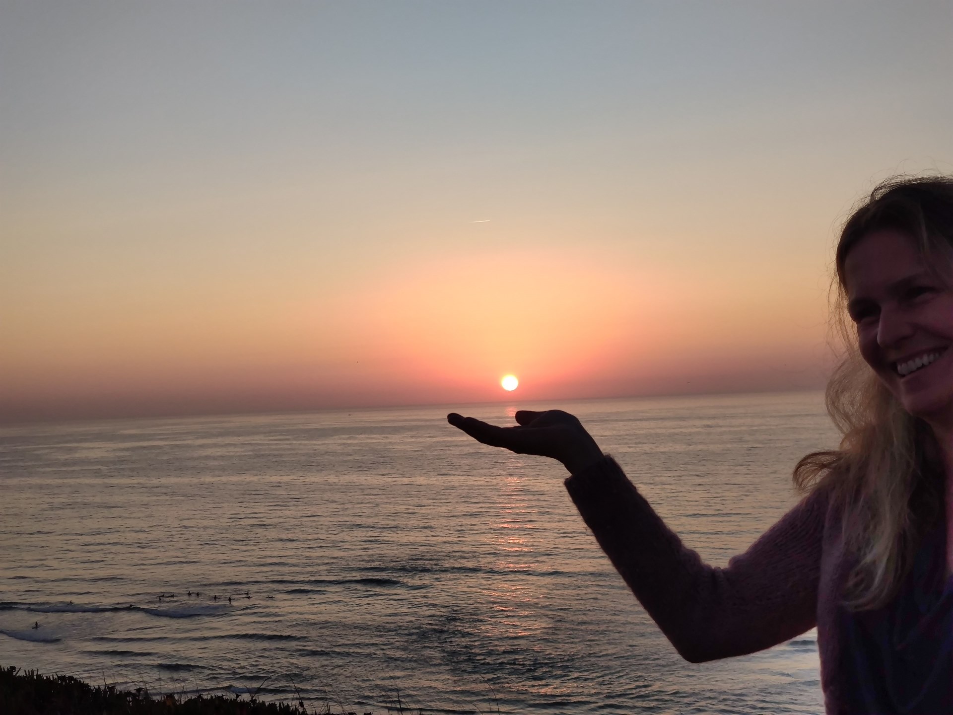 Sonnenuntergang über dem Atlantik